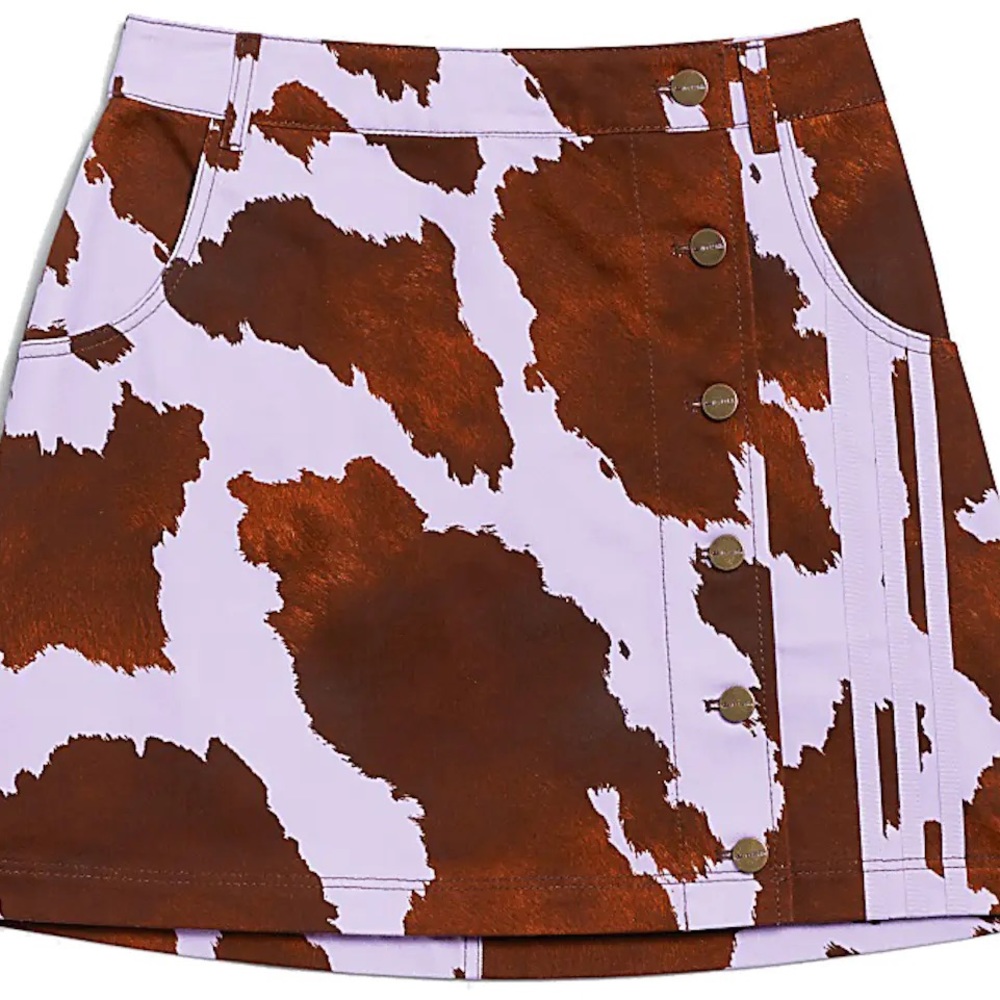 DENIM COW-PRINT SKIRT XL XTRA LARGE IVY PARK